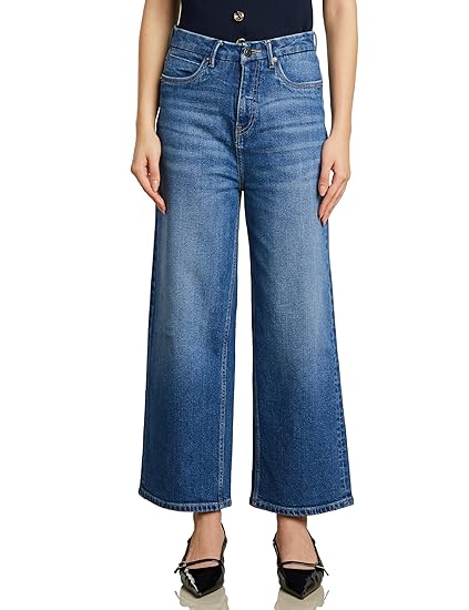 Symbol Premium Women's Baggy Wide Leg Jeans (High Waist | Ankle Length) (Available in Plus Sizes)Symbol Premium Women's Baggy Wide Leg Jeans (High Waist | Ankle Length) (Available in Plus Sizes)