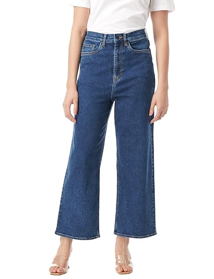 INKD Women's Stretchable Flare Jeans Clothing Jeans