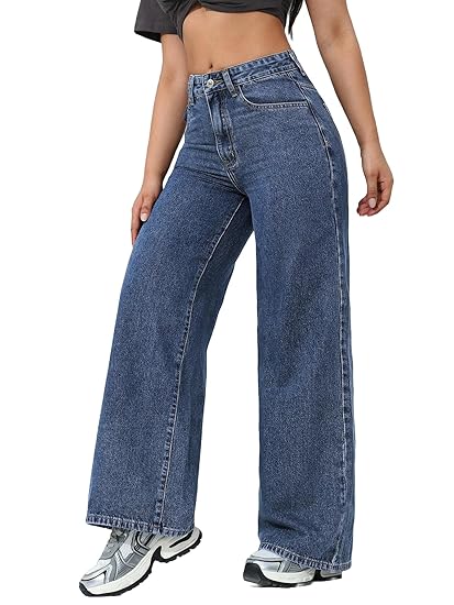 London Hills Women's Relaxed Fit High Rise Jeans || Woman Jean's || Women Baggy Jeans || Jean's for Womens || Loose Jean for Women's || Oversized Woman baggys Clothing Jeans