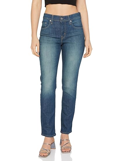 Levi's Women's High Rise 724 Slim Straight Fit Jeans Clothing Jeans