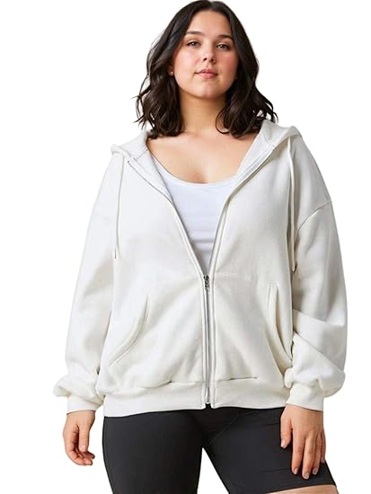 KOTTY Women Plus Size Hooded Sweatshirt for Winter|Full Sleeve Casual Hoodie for Comfortable Silhouette and Soft Inner Lining Clothing Hoodies