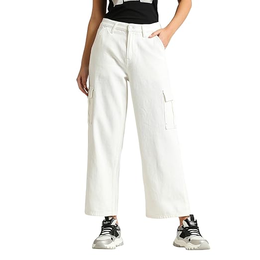 Pepe Jeans Women High Rise Regular Fit Jeans Clothing Jeans
