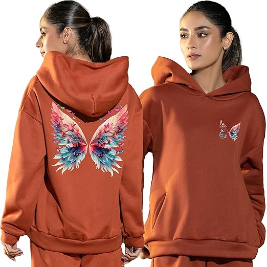 London Hills Hoodies for Women Stylish Sweater for Woman with Zip Stylish Latest Unisex Graphic Print Cotton Blend Fleece Hoodie Zipper Winter wear Hood Regular Fit, Long Sleeve Clothing Hoodies