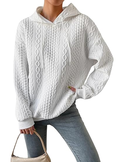 GRECIILOOKS Oversized Cotton Winter Hoodie & T-Shirt for Women Korean Style Casual | Trendy Streetwear Look with Baggy Fit for Girls (Available in Plus Size) Clothing Hoodies