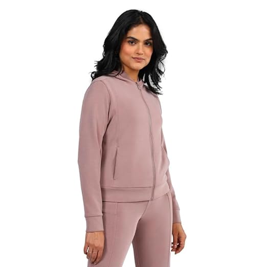 BlissClub Bare Butter Hoodie | Front Pockets | Full-Length Zipper | Cuffed at Sleeve | Clothing Hoodies