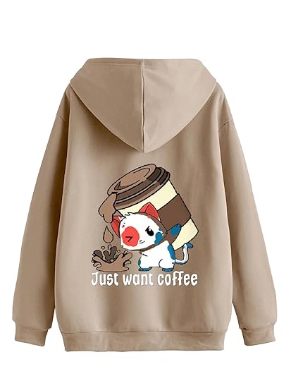 Tagas Women's Fleece Seasonal Basic Hooded Sweatshirt Clothing Hoodies