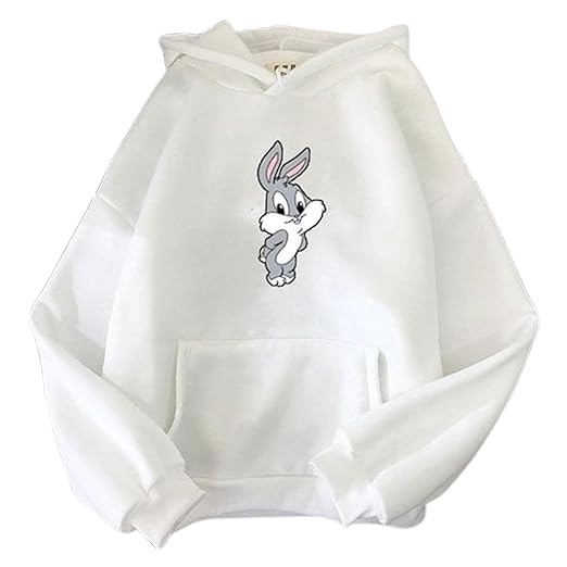 DRAXSTAR Printed Hoodie for Women | Soft Cotton Blend Sweatshirt | Stylish Winter Wear with Hood & Kangaroo Pocket | Casual Fashion Hoodie Clothing Hoodies