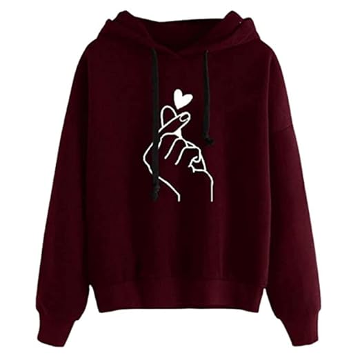 Women Cotton Printed Hooded Hoodies Clothing Hoodies