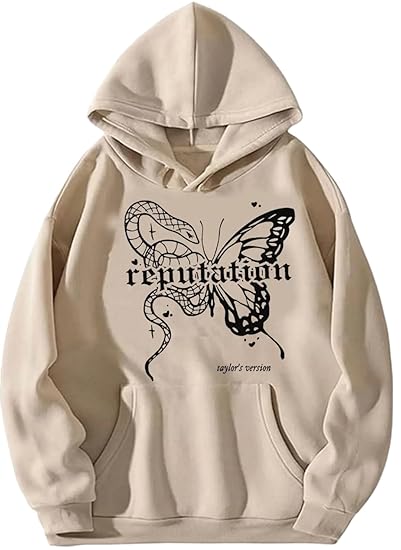 Black Men Hooded Sweatshirt Reputation Hoodie for Men & Women Clothing Hoodies