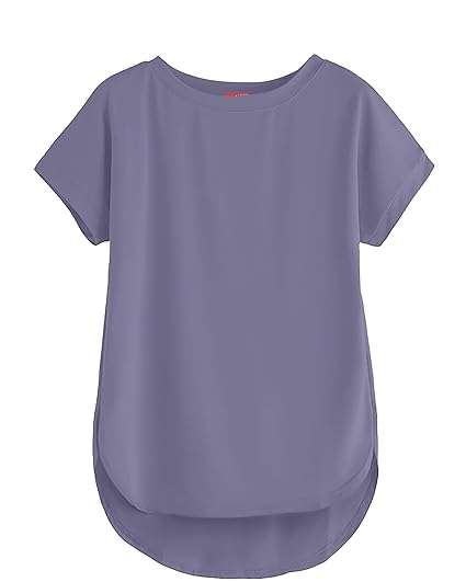 SHODOX® Women's Cotton Blend Solid Regular fit Round Neck Short Sleeve T-Shirt (Pack of 1) Clothing T-Shirts
