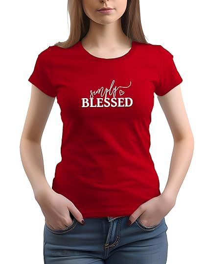 XENOVAURBAN Women's 100% Cotton Printed Regular fit Round Neck T-Shirt WMN-01