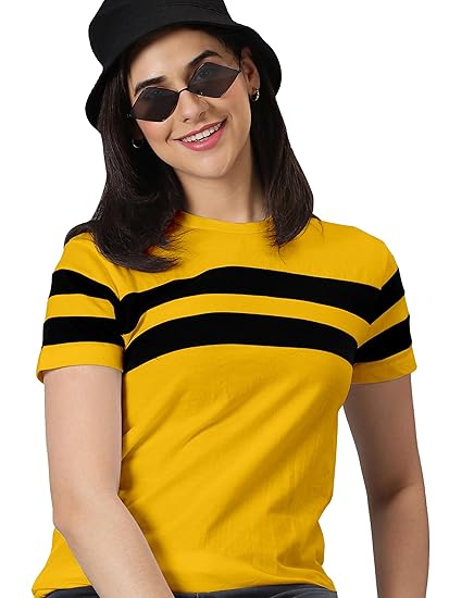 AUSK Women Regular Fit T-Shirt || Tshirt for Womens || Half Sleeve T Shirt for Female Clothing T-Shirts