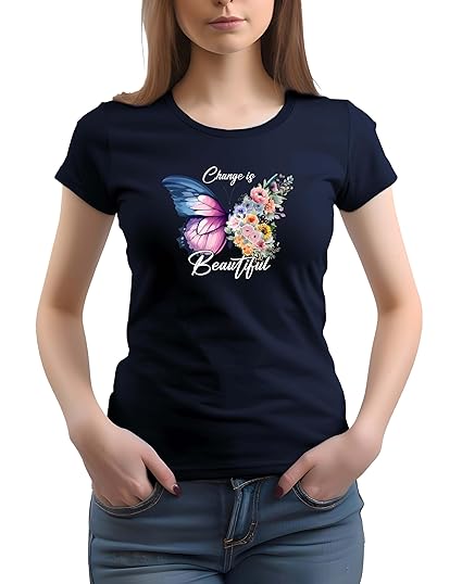 XENOVAURBAN Women's 100% Cotton Printed Regular fit Round Neck T-Shirt WMN-02 Clothing T-Shirts
