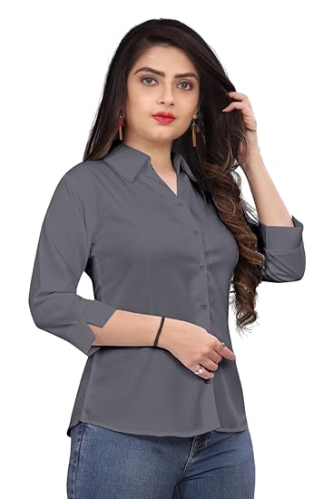 Women's Solid Regular Fit Fashion Vest Clothing Shirts