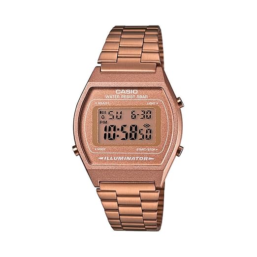 Casio Vintage Series Digital Rose Gold Dial Women's Watch-B640WC-5ADF Accessories Watches