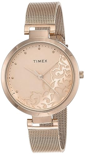 TIMEX Analog Watch for Women with Round Dial & Water Resistant Women's Wrist Watches Accessories Watches