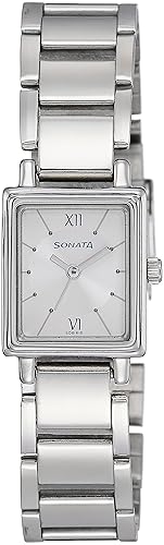 Sonata SFAL Analog Silver Dial Women's Watch NM8080SM01 / NL8080SM01 Accessories Watches